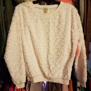 Light pink rose sweater